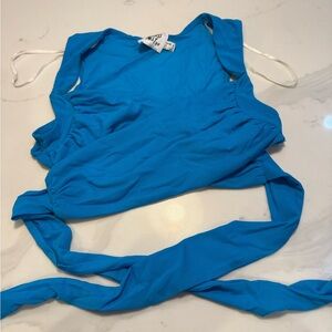 Princess Polly Mesh Crossover Top